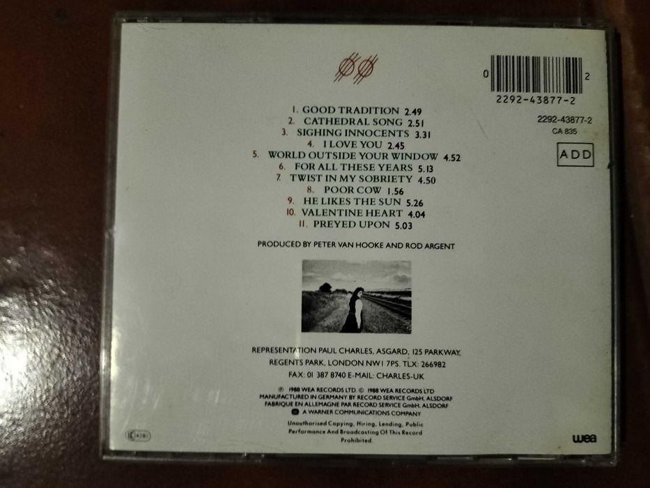 CD Tanita Tikaram, ancient heart em ótimo estado.