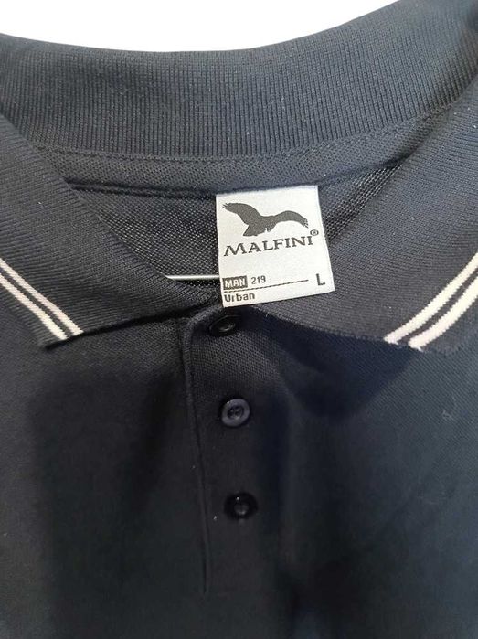 Męska Granatowa Koszulka Polo Malfini R. L