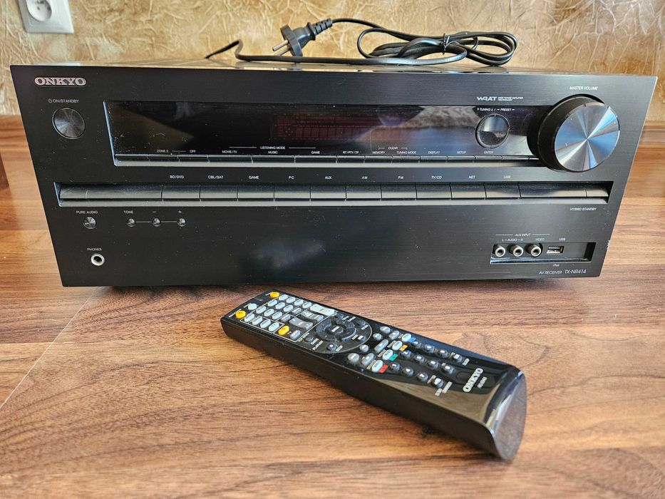 Onkyo TX-NR414 – sieciowy amplituner 5.1 (czarny)