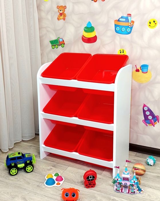 ‼️Для ІГРАШОК‼️ Стелаж полка Комод  для іграшок Органайзер для іграшок