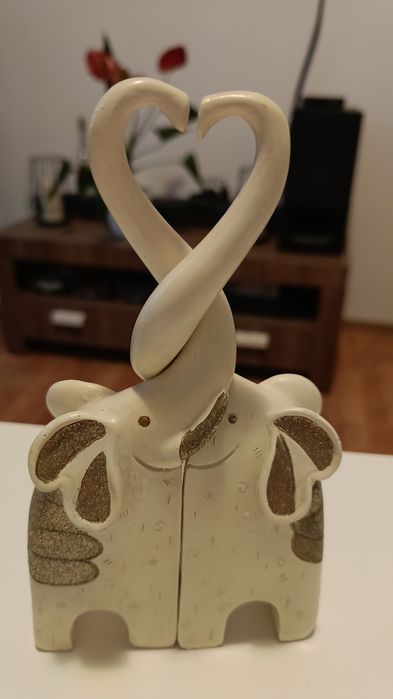 Figurka ceramiczna SLONIE