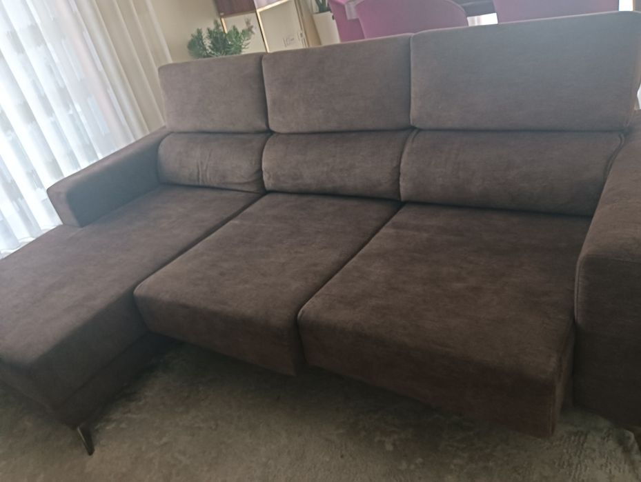 Sofá novo chaise long