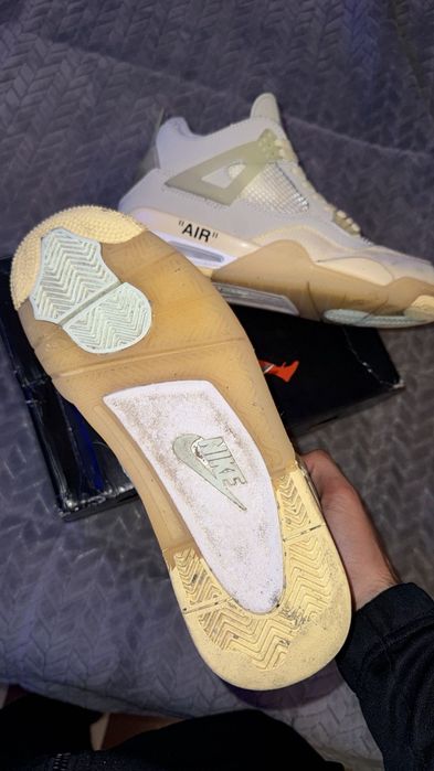 Sapatilhas Jordan 4 off white