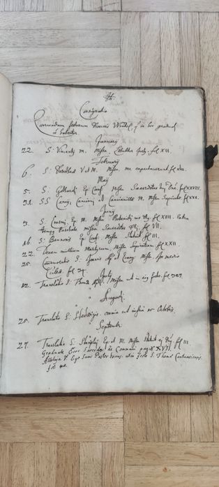 Księga Graduał Rzymski 1630 rok