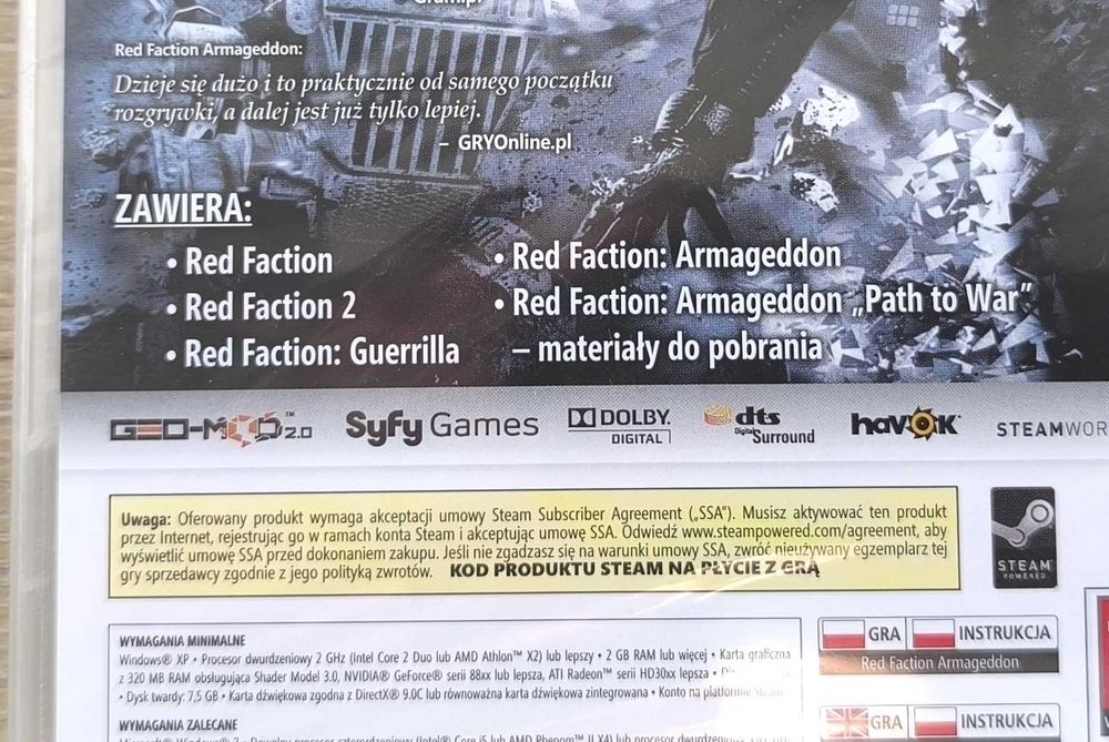Red Faction Complete Collection [PC] (POLSKA WERSJA) 4 GRY - Nowa w folii!