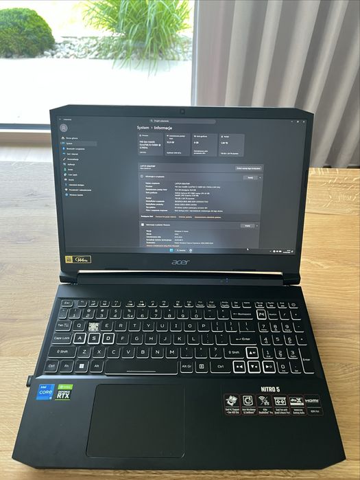 Acer Nitro 5 | RTX 3060 6 GB | i5-11400H | 32 GB RAM | 1,36 TB SSD | 144 Hz