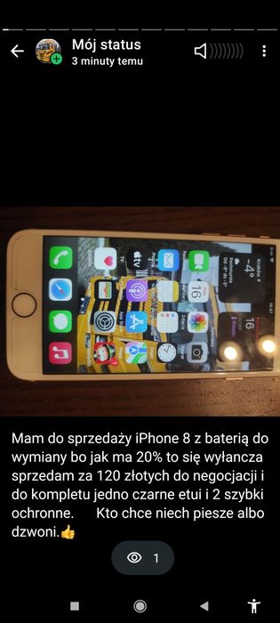 iPhone 8 stan dobry