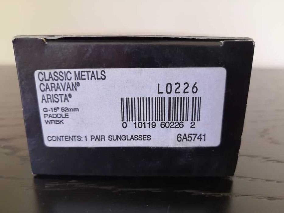 Óculos Vintage Rayban L0226 Aviator Caravan (novo e original)