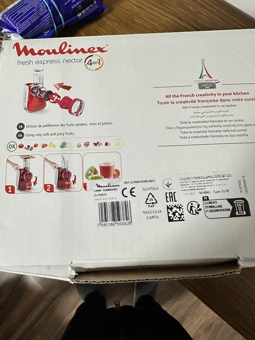 Moulinex fresh express nectar nova