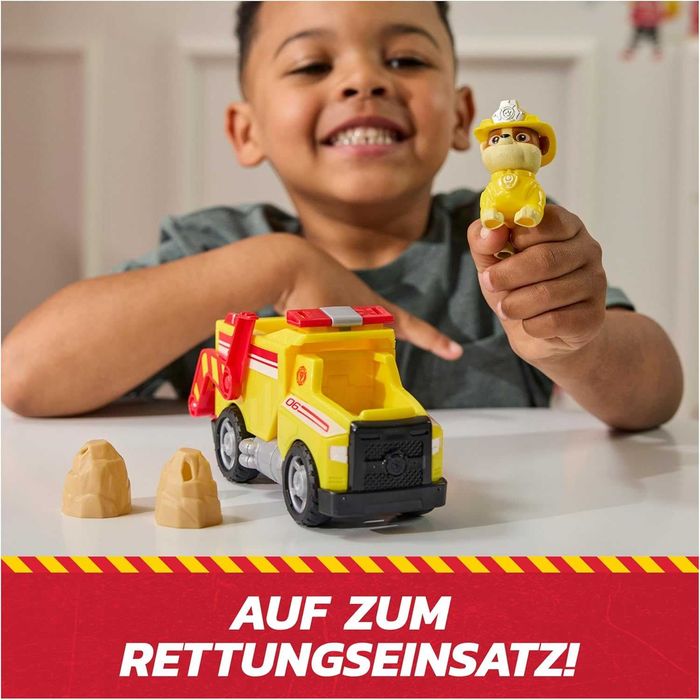 Щенячий патруль Рятувальна вантажівка з фігуркою Здорованя Paw Patrol Fire Rescue Rubble Rescue Fire Dump Truck Spin Master