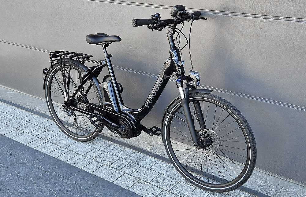 Jak nowy! PIAGGIO WIBIKE Shimao Deore Hydraulika GPS rower elektryczny