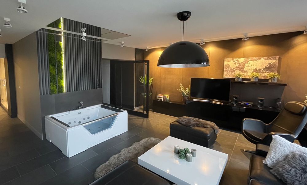 Apartament Jacuzzi Widok na rzekę MotławęGdańsk Jarmark Swiateczny