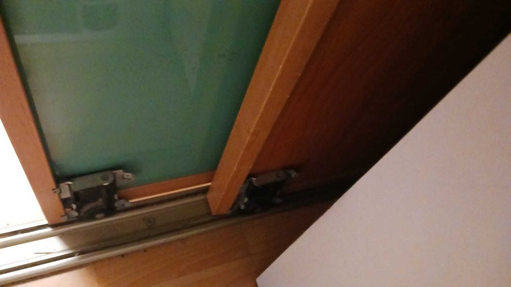 Drzwi przesuwne 4 skrzydłowe 2 lustra+2 pelne wymiary 105x236