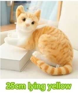 Kot syjamski 26 cm. Realistycznie wyglądający pluszak.