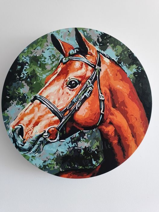 Obraz malowany ręcznie farbami akrylowymi