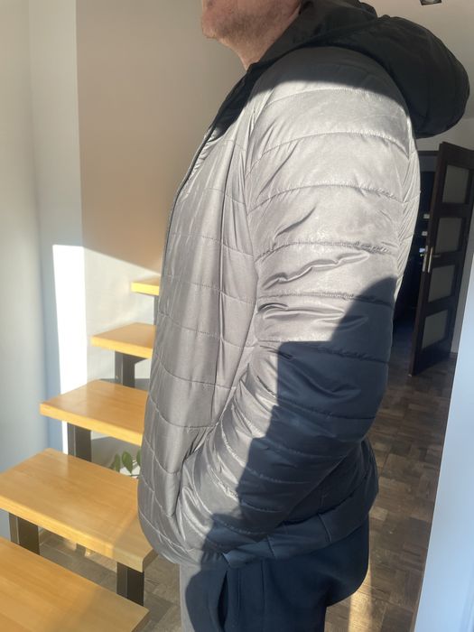 Kurtka meska pikowana zimowa XL puffer zamek