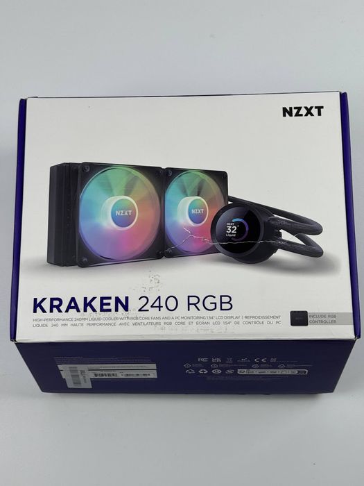 Система рідинного охолодження NZXT Kraken 240 RGB (RL-KR240-B1)