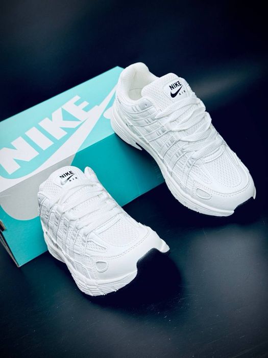 Чоловічі кросівки Nike P-6000  білі легкі дихаючі кросовки найк