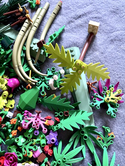 Rośliny Lego liść kwiatek roślinki miks mix