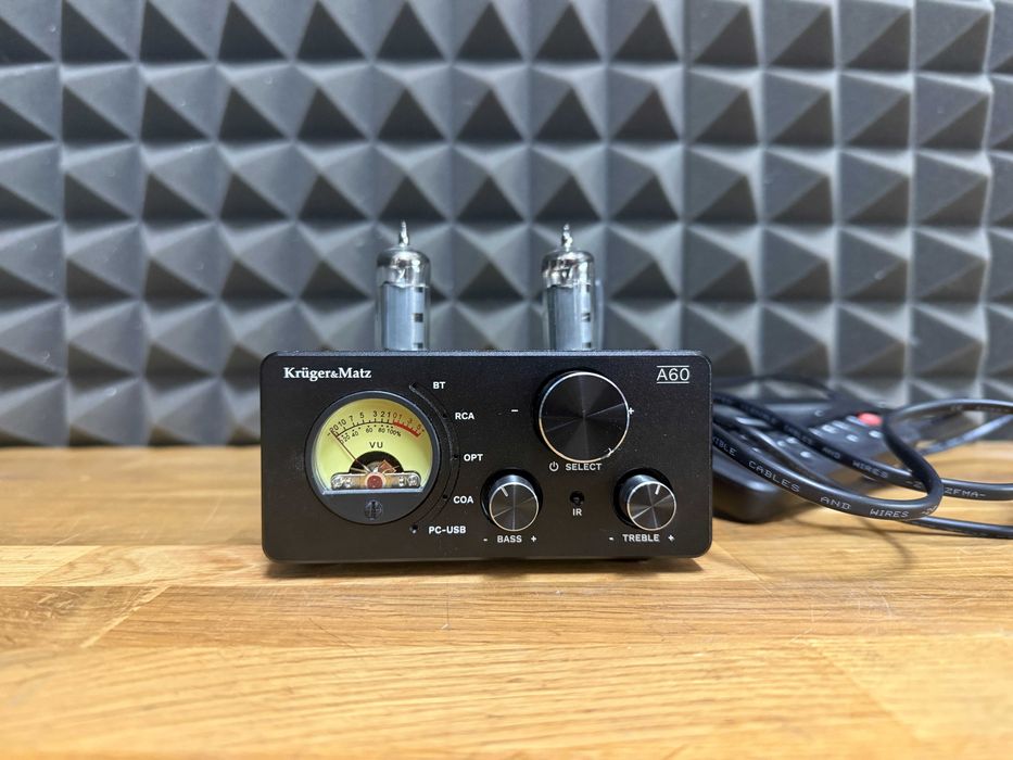 Wzmacniacz lampowy Kruger&Matz A60 Bluetooth USB 2x100W