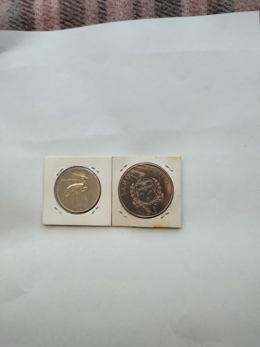 Um Rand  SUid-AfriKa 1967 Prata 800 Mais Aniv. I Vôo Samoa a Paris