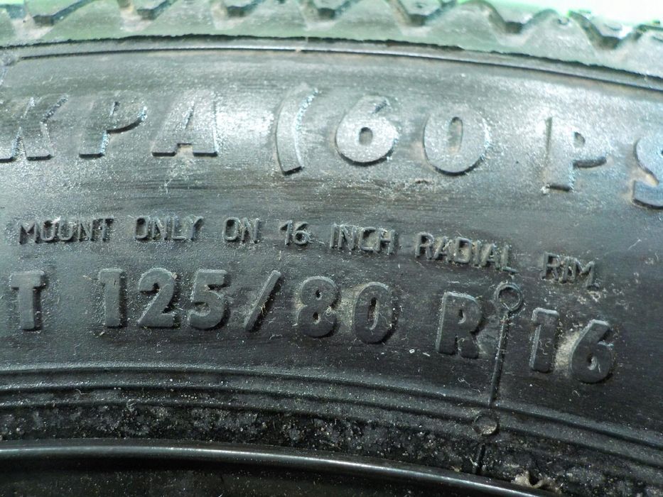 INSIGNIA A kolo dojazdowe 125/80/16 5x120