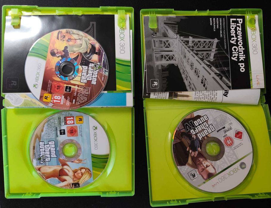 GTA IV i V Xbox 360