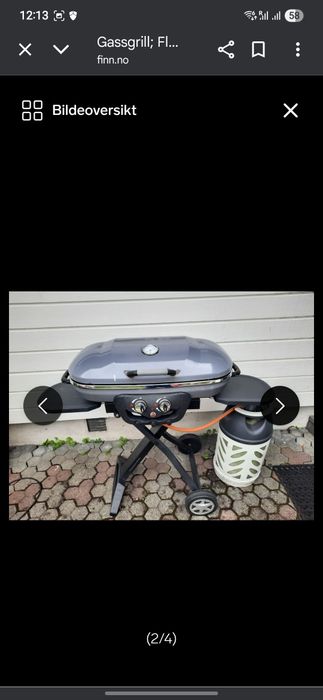 Grill gazowy skladany