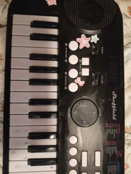 Piano de brincar electrónico