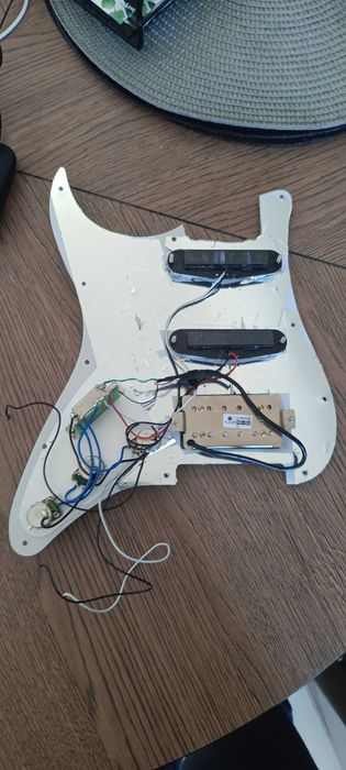 Pickguard Statocaster Washburn Fleor Humbucker Single