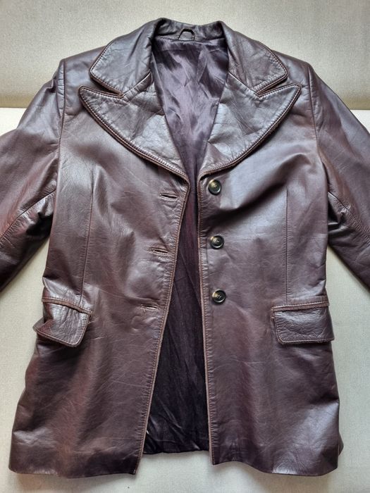 Custom made female leather jacket size S/M