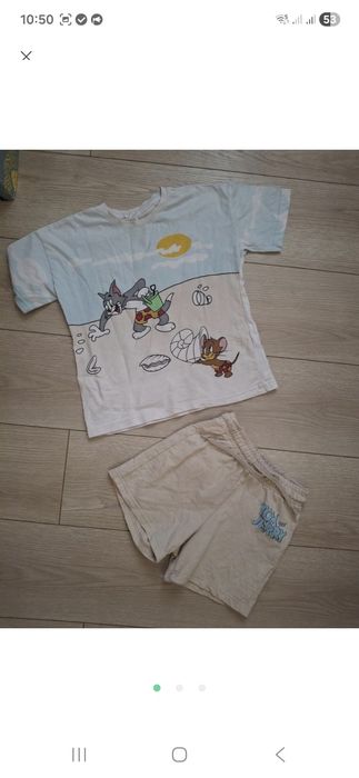 Літній комплект Zara (футболка + шорти) 110–116