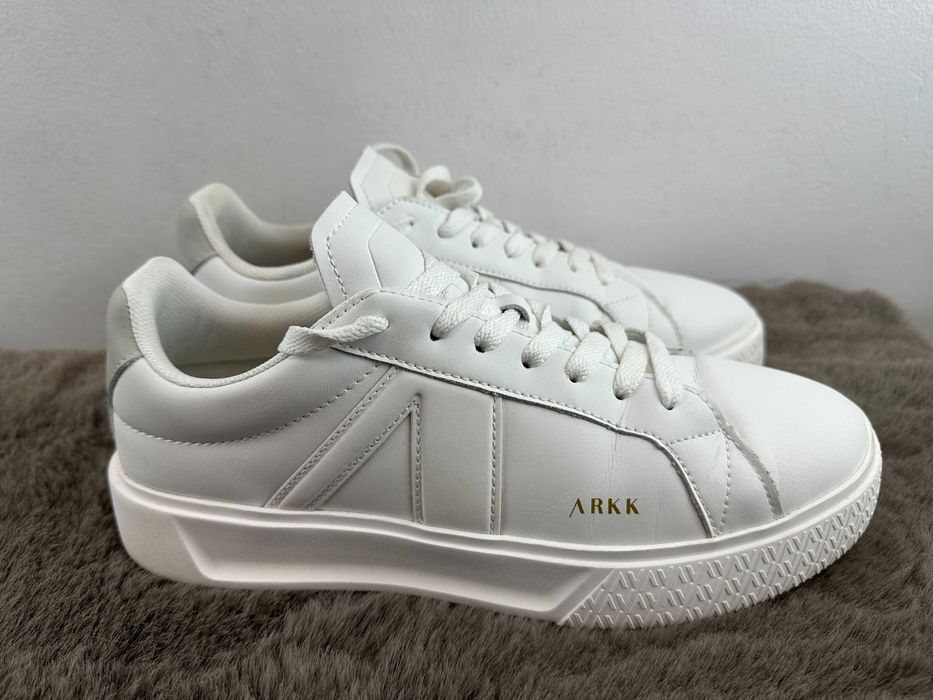 buty męskie skórzane trampki arkk essence og-22 42