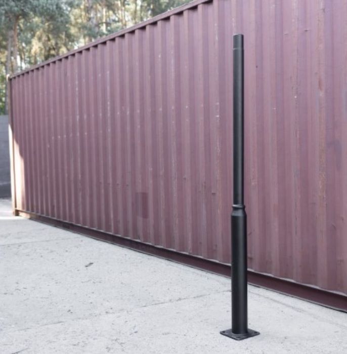 Słup oświetleniowy 3mb czarny .