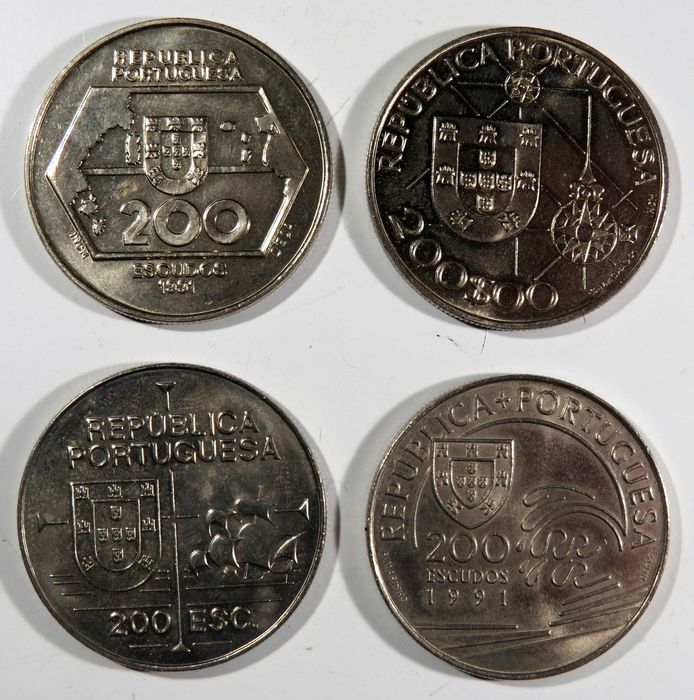Moedas Republica Portuguesa - III Série Descobrimentos Portugueses.