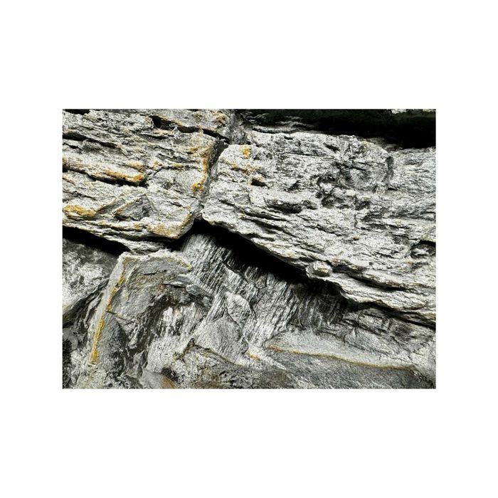 Tło Strukturalne wewnętrzne do akwarium SKAŁA SZARE 30x50 cm.