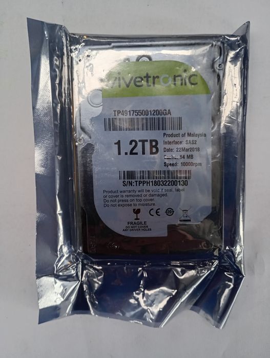 Жорсткий диск Vivetronic 1.2 tb