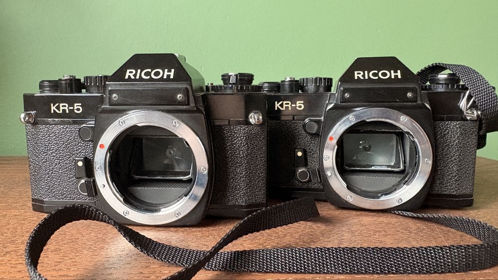 Ricoh KR-5 + Riconar 55mm dwie sztuki