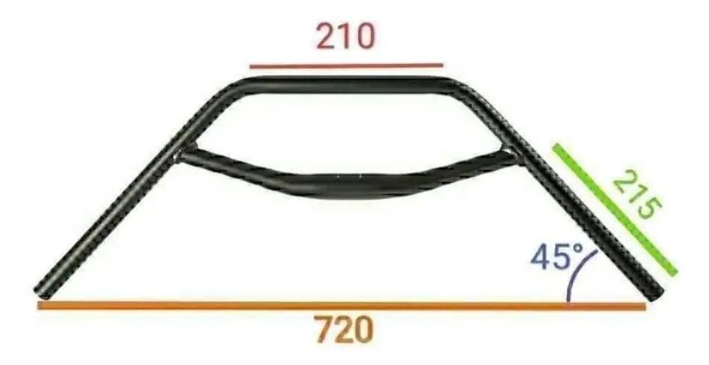 On-One Geoff Handlebar 720 мм, вело руль велоруль, туристичне вело кермо для міста та подорожей, алюмінієвий Surly H-Bar Jones