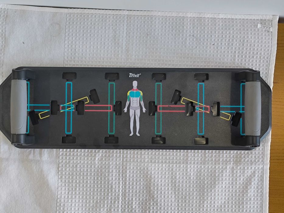 Placa / Tábua de Flexões Multifunções Crivit (Push Up Board)