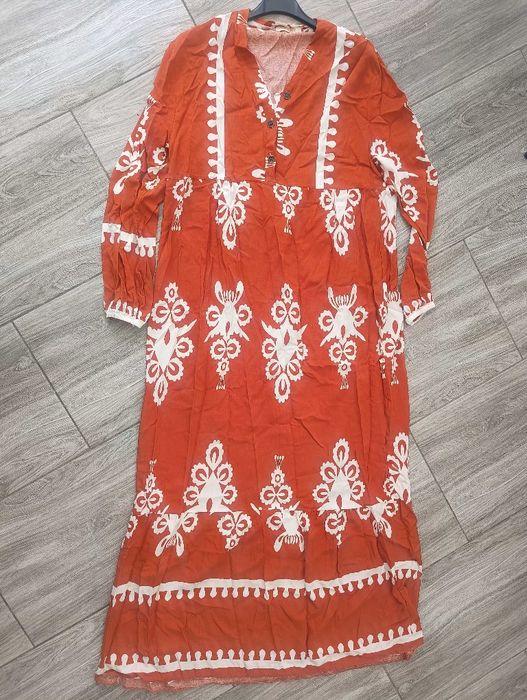 Sukienka maxi w wzory Boho r42/44