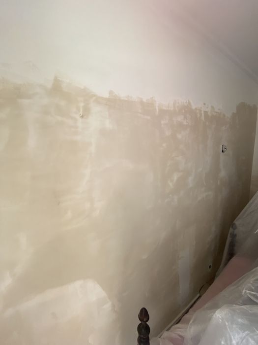 Trabalhos de pintura e barramento