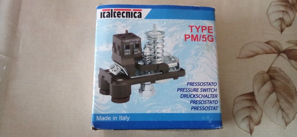 Реле тиску Italtecnica PM/5G.