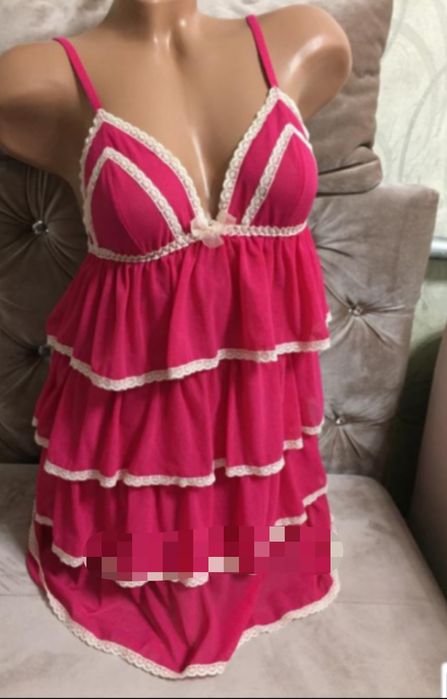 эротическое бельё H&M пеньюар домашнее платье бэби-долл С М 44 46