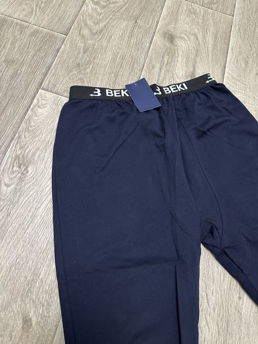 Чоловічі сині теплі підштанники на флісі M L  XL 2XL 3XL