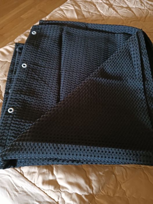 Cortinado de casa de banho em tecido