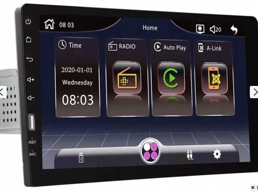 WYPRZEDAŻ nowe radio 1 DIN EKRAN 9" BT mirror link 4X55 W MOSFET