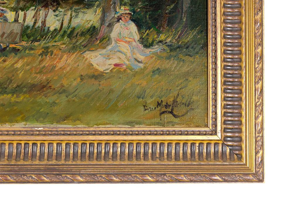 Pintura campo Escola Barbizon Pierre Morinville | século XIX