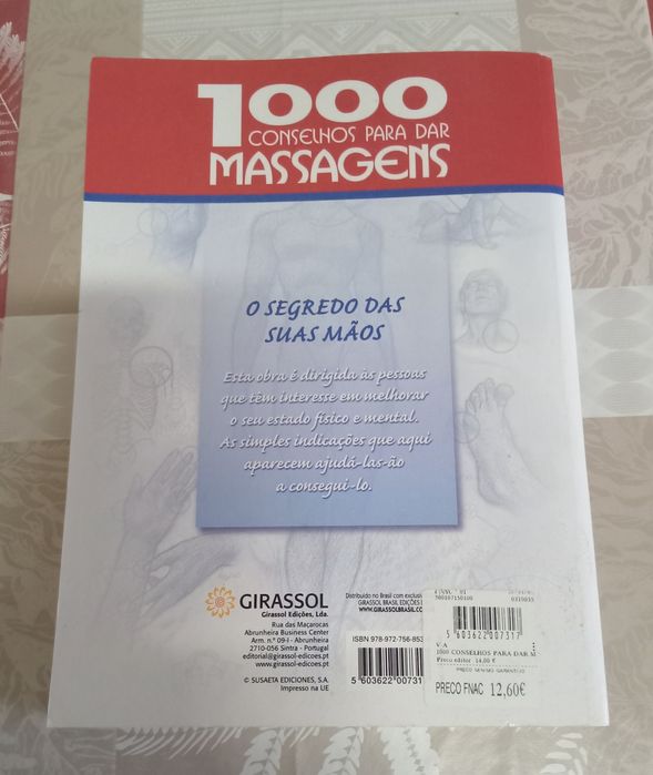 Livro 1000 conselhos de massagem