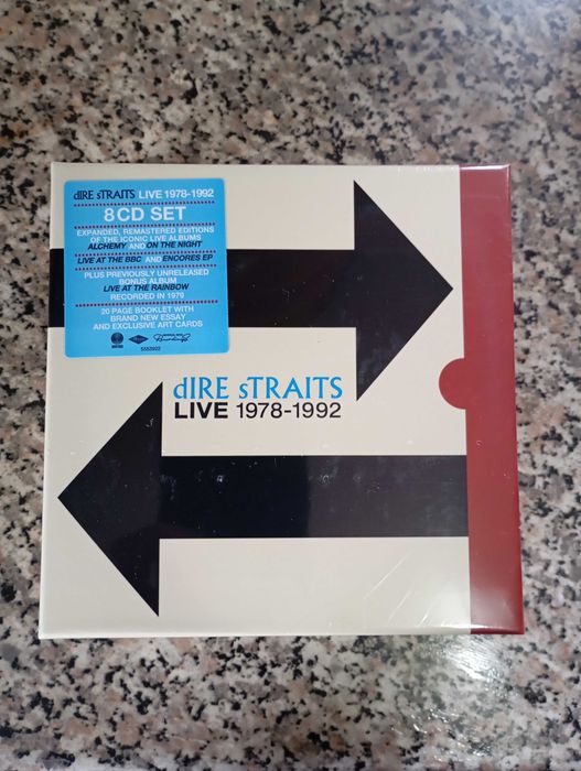 Dire Straits The Studio Albums 1978-1991. 6 CD,  Dire Straits Live 1978-1992 8 CD, Нові. Запаковані.